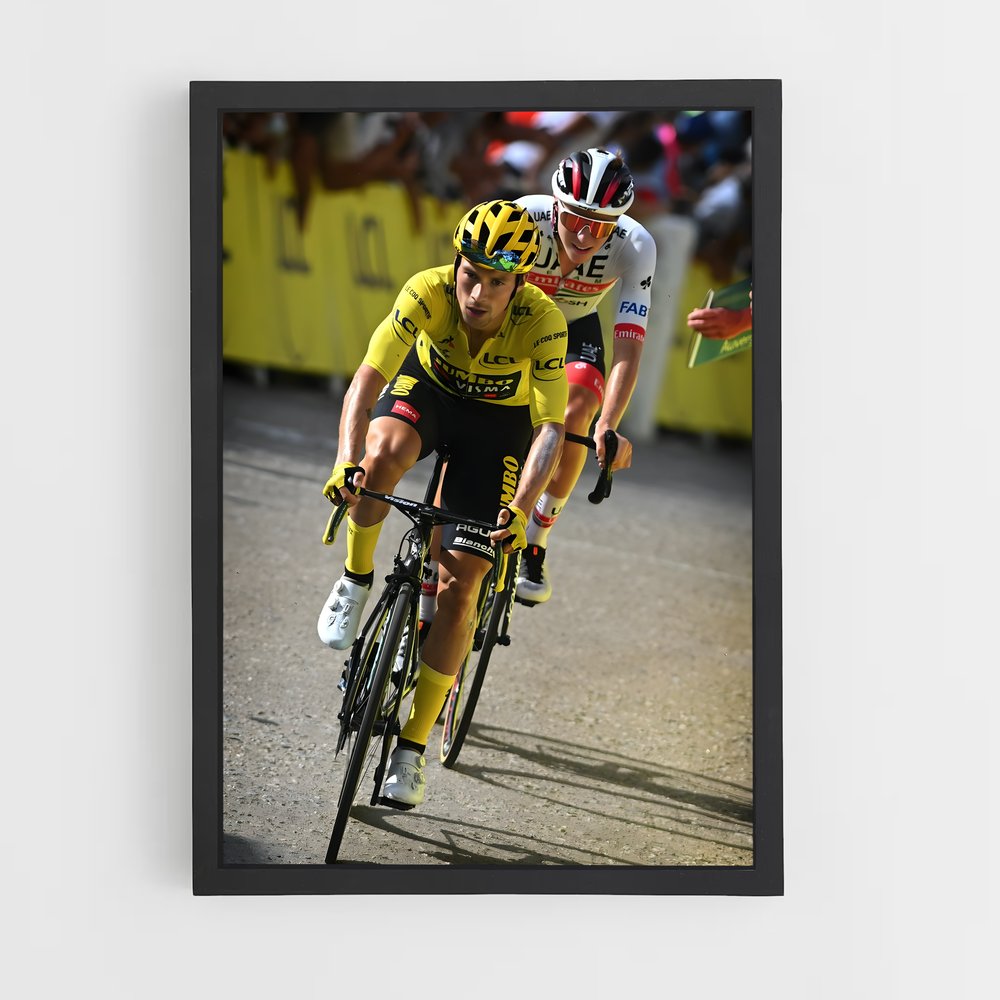 Poster La Route Sauvage – affiche Cyclisme (vue 2)